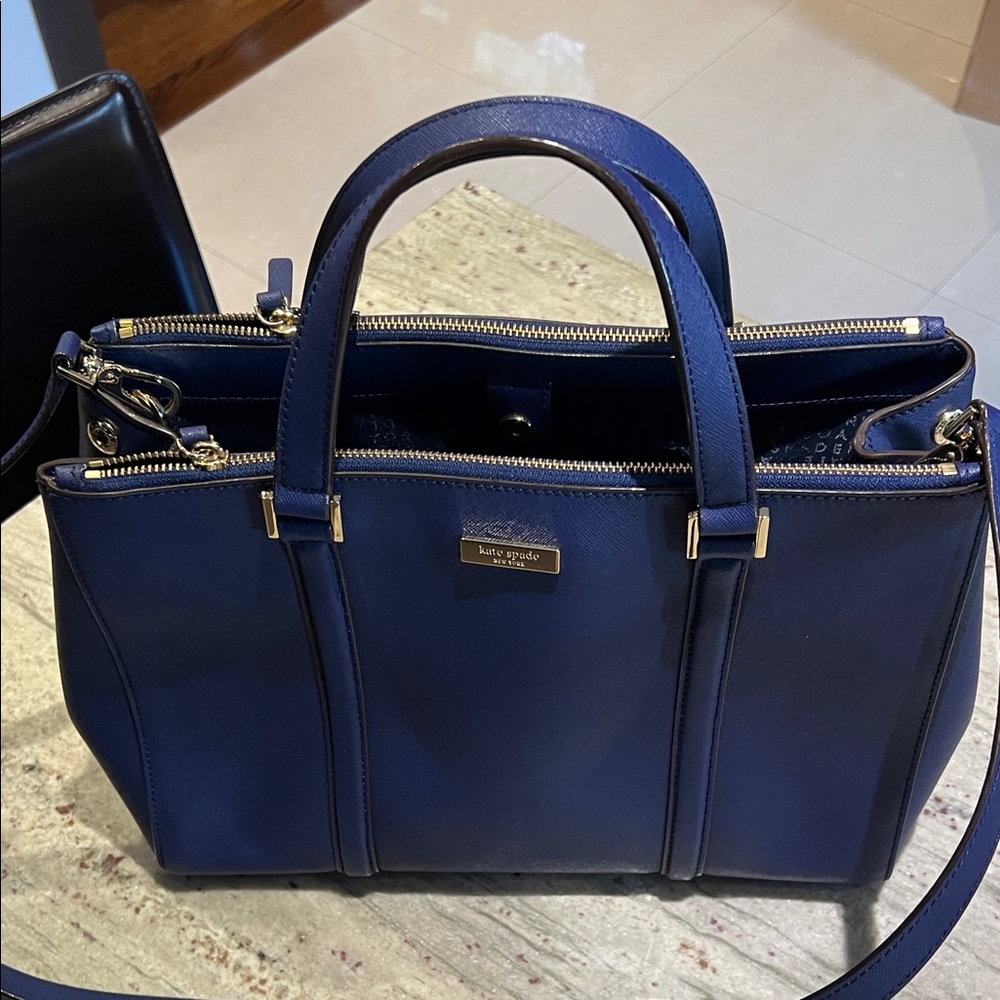 Kate Spade Navy Satchel Bag